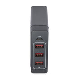 StarTech.com USB-C Charging Station - 72W Desktop Charger - 1x USB-C + 3x USB-A (60W Power Delivery + 12W) - Portable USB Type-C Charger - Laptop Replacement Charger - USB-C Power Adapter