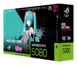 ASUS ROG Astral - -RTX5080-O16G-HATSUNE-MIKU-EDITION NVIDIA GeForce RTX 5080 16 GB GDDR7