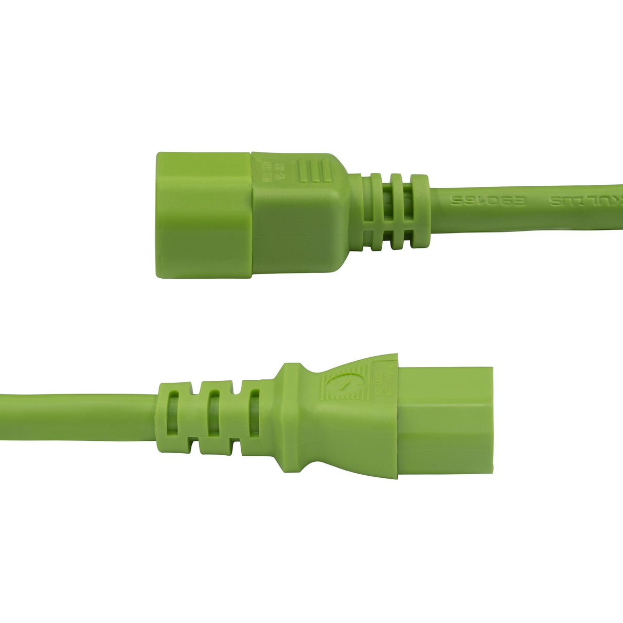 StarTech.com 6ft (1.8m) Heavy Duty PDU Power Cord, C14 to C15, 15A 250V, 14AWG, Green PDU Power Cable, C14 to C15 Heavy Gauge AC Power Cord, TAA Compliant, UL Listed