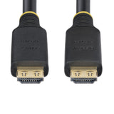StarTech.com 35ft (10.6m) Active High Speed HDMI Cable with Gripping Connectors, 4K 60Hz/1440p 144Hz, HDR10/HDCP 2.2/ARC, 18Gbps, UHD HDMI Cord for TV/Monitor/Display, TPE Jacket