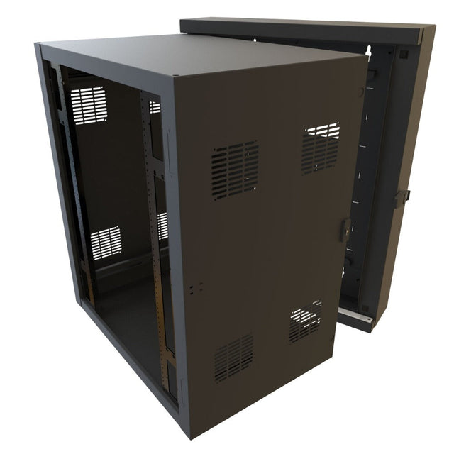 Hammond, HWC Series, Swing-Out Wall Mount Cabinet 30" wide, 18U, 32.5" depth