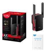 Cudy RE3000 network extender Network repeater Black, Red 10, 100, 1000 Mbit/s