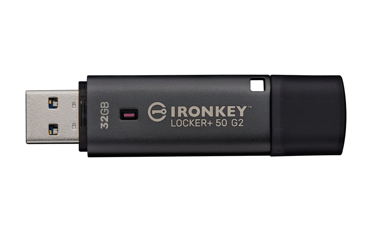Kingston Technology IronKey 32GB Locker Plus 50 G2, FIPS 197, AES-256