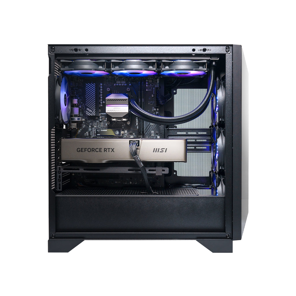MSI Aegis ZS2 C7NVP-1446US AMD Ryzen™ 7 7800X3D 32 GB DDR4-SDRAM 2 TB SSD NVIDIA GeForce RTX 5070 Windows 11 Home Desktop PC Black
