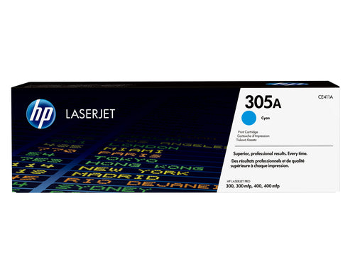 HP 305A Cyan Original LaserJet Toner Cartridge