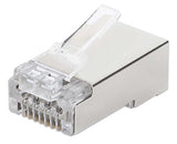 Intellinet 791366 wire connector RJ-45 Silver, Transparent