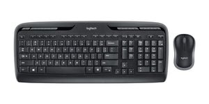 Logitech 920-002836 keyboard Mouse included Office RF Wireless English Black