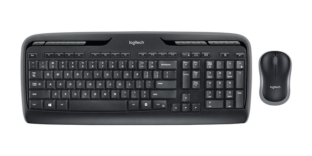 Logitech 920-002836 keyboard Mouse included Office RF Wireless English Black