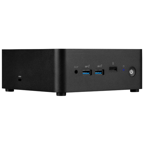MSI Cubi NUC 1M-011US Intel Core 3 100U 8 GB DDR5-SDRAM 500 GB SSD Windows 11 Home Mini PC Black