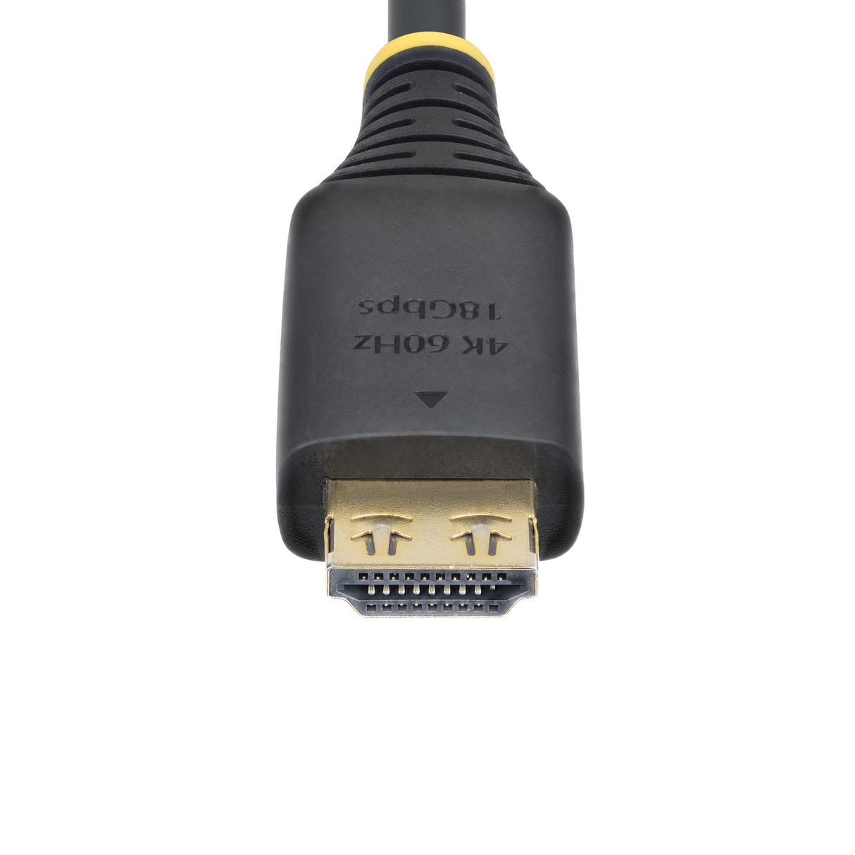 StarTech.com 3ft (91cm) High Speed HDMI Cable with Gripping Connectors, 4K 60Hz/1440p 144Hz, HDR10/HDCP 2.2/ARC, 18Gbps, UHD HDMI Cord for TV/Monitor/Display, TPE Jacket