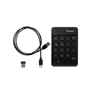 Targus EcoSmart numeric keypad Universal Bluetooth/USB/RF Wireless Black