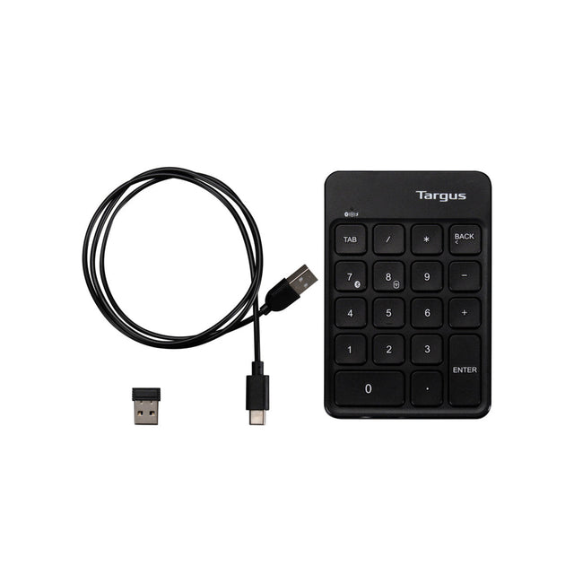 Targus EcoSmart numeric keypad Universal Bluetooth/USB/RF Wireless Black