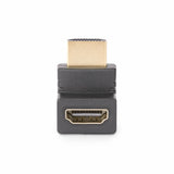 StarTech.com Up Angle HDMI 2.0 Adapter, Male to Female, Vertical 90-Degree Angled HDMI Port Saver, 4K 60Hz, High Speed HDMI Connector Extension, M/F