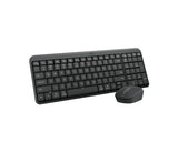 Logitech MK250 Compact Bluetooth Wireless Combo keyboard Mouse included Universal RF Wireless + Bluetooth QWERTY US English Graphite