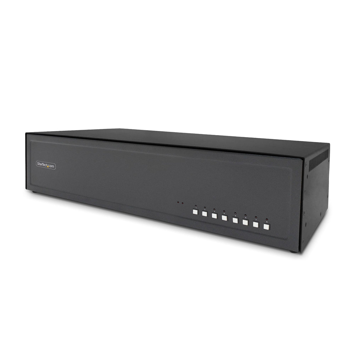StarTech.com Secure 8-Port Dual-Monitor KVM Switch, DisplayPort, 4K 60Hz, NIAP 4.0 Desktop KVM, CAC, Metal Housing, Made in the USA
