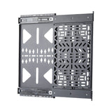 StarTech.com Slide-Out AV Component Storage Panel, Cable Box and Accessories Mounting, 22lb (10kg) Max, Behind-TV Media Wall Mount, Sliding Design for Easy Access