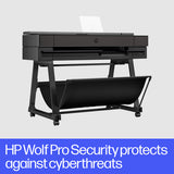 HP Designjet T850 36-in Printer with 2-year Warranty