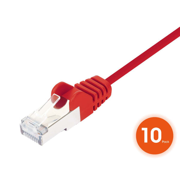 Intellinet 745512 networking cable Red 0.15 m Cat8.1 U/FTP (STP)