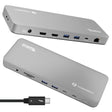 Plugable Technologies Thunderbolt 4 Dock for M4 MacBook Air & Pro, 100W Laptop Charging