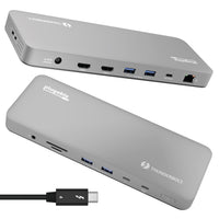 Plugable Technologies Thunderbolt 4 Dock for M4 MacBook Air & Pro, 100W Laptop Charging