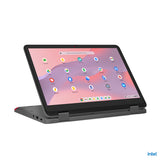 Lenovo 500e Yoga Chromebook Gen 4 Intel® N N100 31 cm (12.2") Touchscreen WUXGA 4 GB LPDDR5-SDRAM 32 GB eMMC Wi-Fi 6E (802.11ax) ChromeOS Grey QWERTY US English