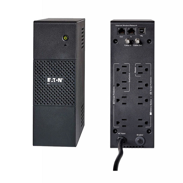 Eaton 5S  700VA 420W, 5-15P input, Outputs: (8) 5-15R