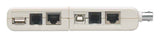 Intellinet 4-in-1 Cable Tester, RJ-11, RJ-45, USB and BNC, One Button Test