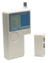 Intellinet 4-in-1 Cable Tester, RJ-11, RJ-45, USB and BNC, One Button Test
