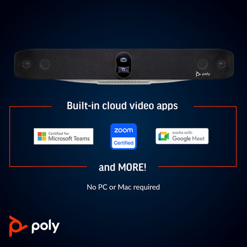 HP Poly Studio X70 All-In-One Video Bar with TC8 Controller Kit