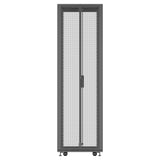Vertiv VR3107 rack cabinet 48U Freestanding rack Black, Transparent