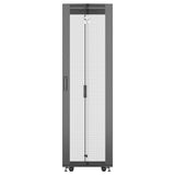 Vertiv VR3107 rack cabinet 48U Freestanding rack Black, Transparent
