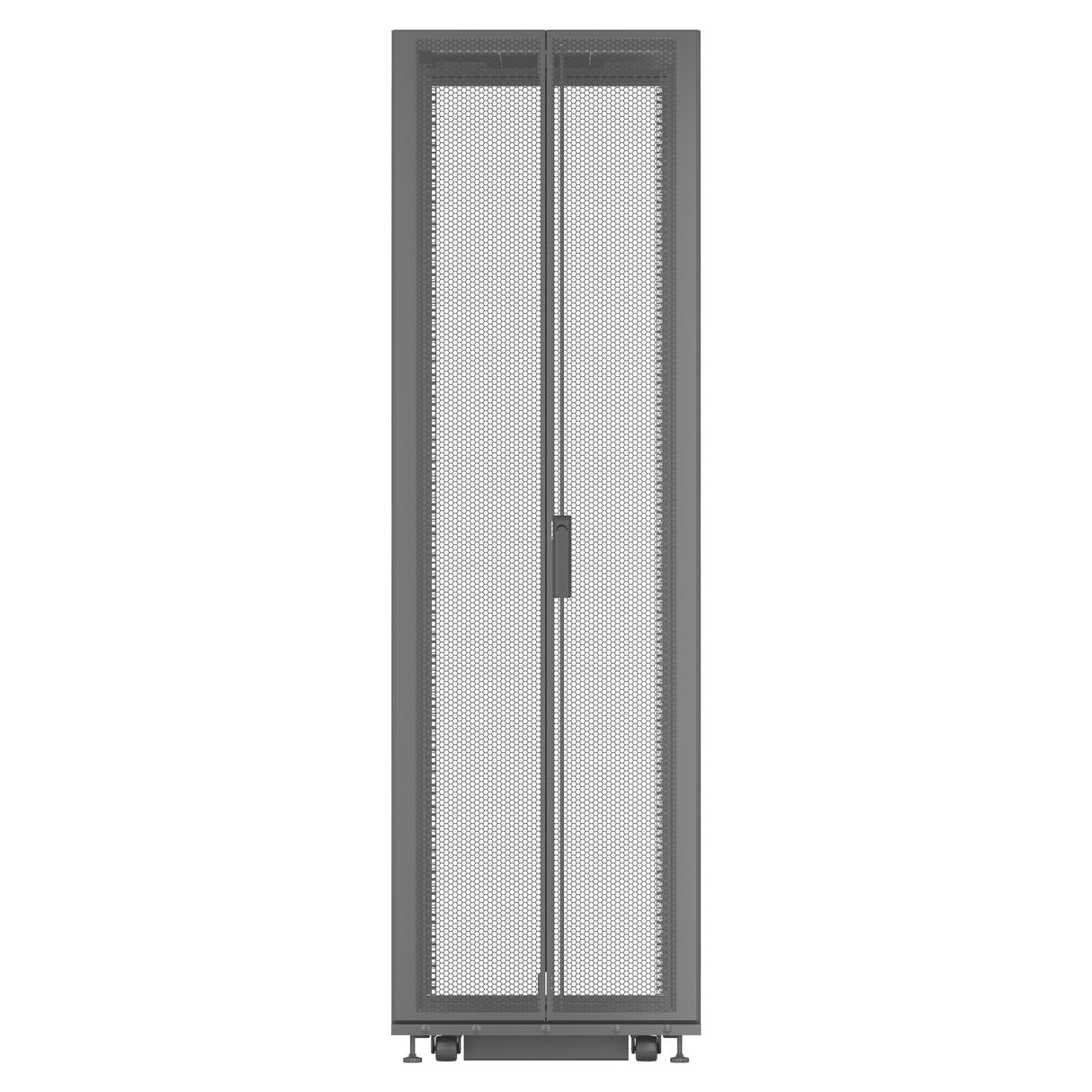 Vertiv VR3300 rack cabinet 42U Freestanding rack Black, Transparent