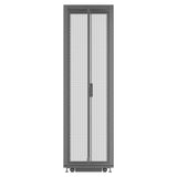 Vertiv VR3300 rack cabinet 42U Freestanding rack Black, Transparent