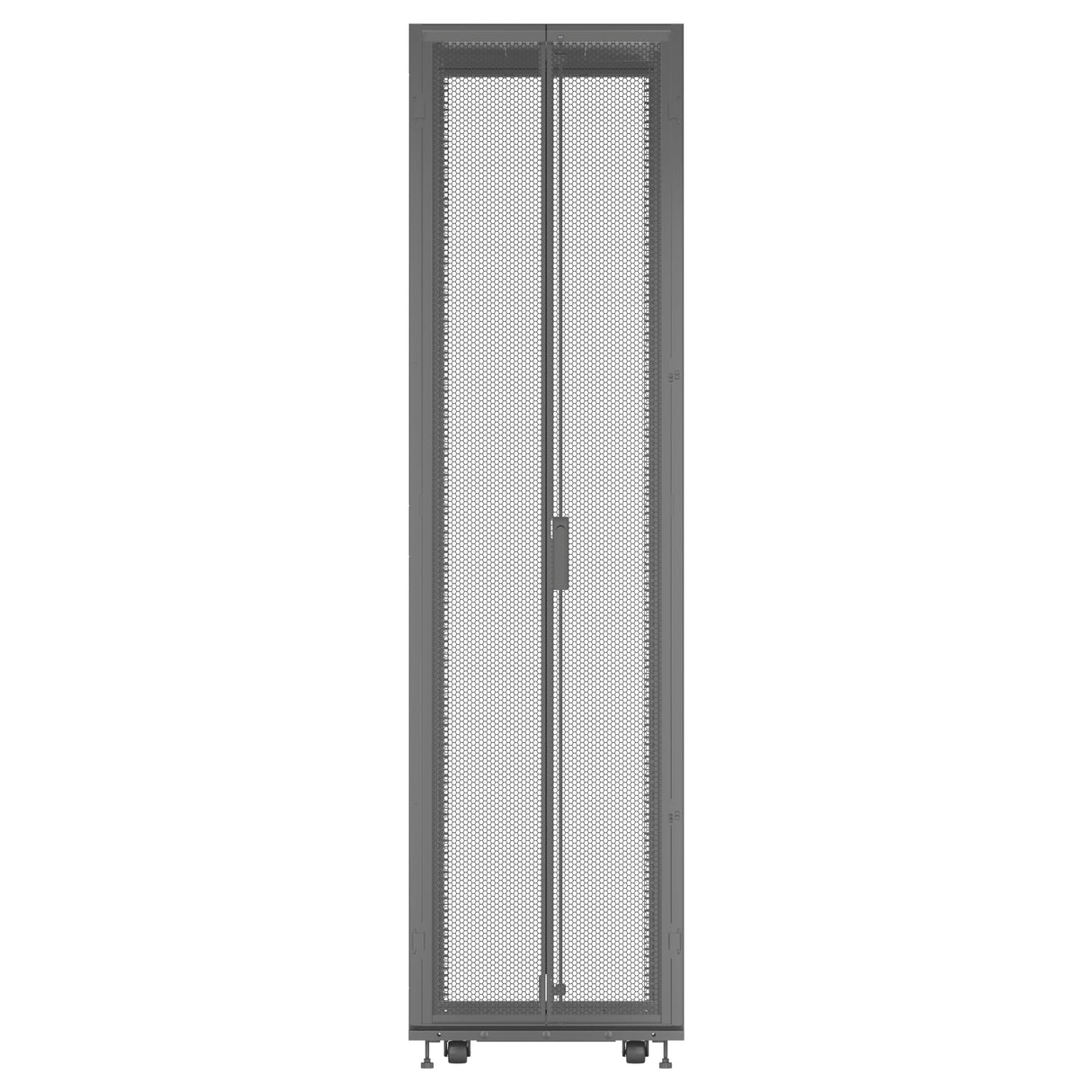 Vertiv VR3307 rack cabinet 48U Freestanding rack Black, Transparent