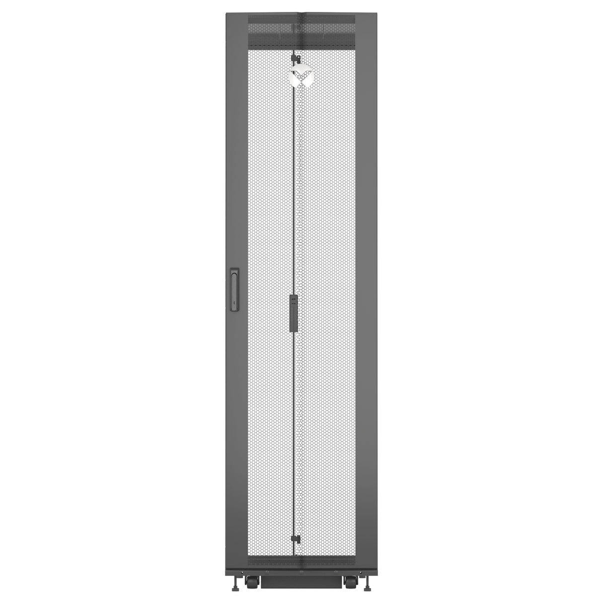 Vertiv VR3307 rack cabinet 48U Freestanding rack Black, Transparent
