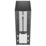 Vertiv VR3357 rack cabinet 48U Freestanding rack Black, Transparent