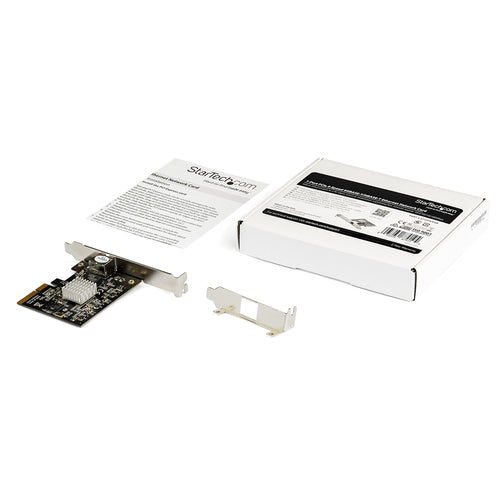 StarTech.com 5G PCIe Network Adapter Card - NBASE-T & 5GBASE-T 2.5BASE-T PCI Express Network Interface Adapter - 5GbE/2.5GbE/1GbE Multi Gigabit Ethernet Workstation NIC - 4 Speed LAN Card
