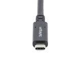 StarTech.com 6ft (1.8m) USB-C Cable, USB 5Gbps, 100W (5A) Power Delivery, Certified Works with Chromebook, 4K 60Hz DP Alt Mode, USB-IF Certified - Thunderbolt Compatible