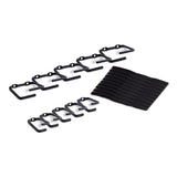 APC NetShelter Cable Management, Rings, Set of 5 small and 5 large, Black