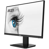 MSI Pro MP243X 23.8 Inch Monitor, Full HD (1920 x 1080), 100Hz, IPS, 4ms, HDMI, DisplayPort, Built-in Speakers, Anti-Glare, Anti-Flicker, Less Blue light, TÜV Certified, VESA, Kensington, Black