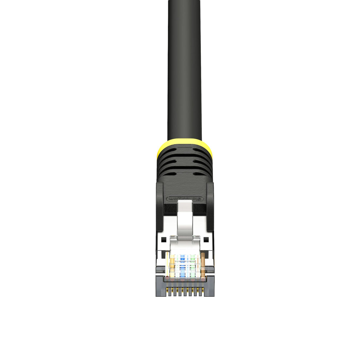 StarTech.com 7ft Black Cat6A Outdoor Ethernet Cable, Snagless RJ45, S/FTP, 23AWG Pure Bare Copper, 500MHz, Shielded Outdoor Rated Patch Cord, UV Resistant