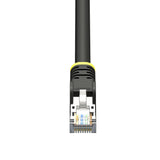 StarTech.com 75ft Black Cat6A Outdoor Ethernet Cable, Snagless RJ45, S/FTP, 23AWG Pure Bare Copper, 500MHz, Shielded Outdoor Rated Patch Cord, UV Resistant