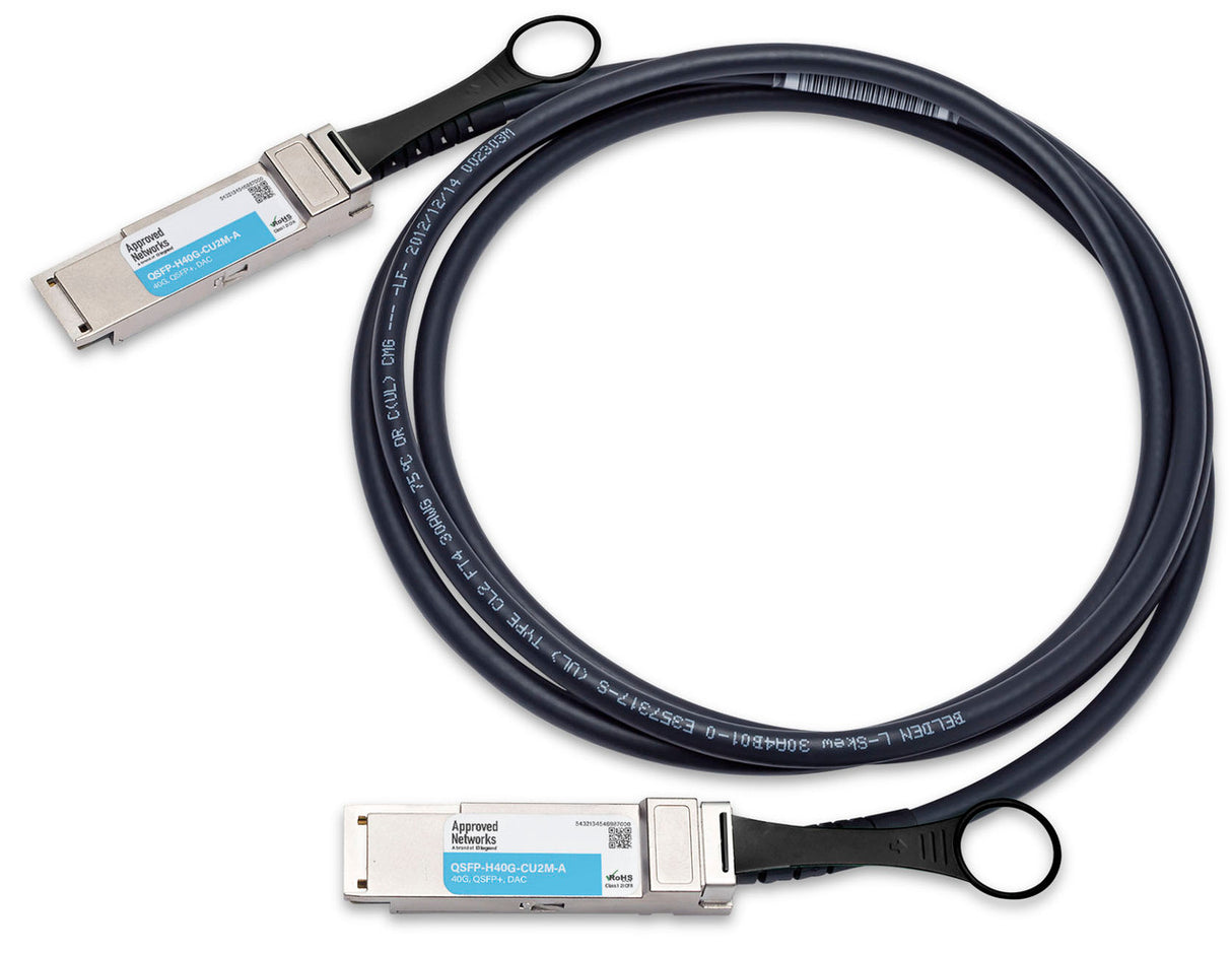 Legrand QSFP-H40G-CU2M-A InfiniBand/fibre optic cable 2 m QSFP+ Twinax Black