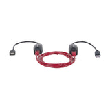 Manhattan USB-A Line Extender, for use with RJ45 network cable (not included), extends USB Device up to 60m, bus power, Cat5e/Cat6/Cat6A RJ45 network cables suitable, Black, Three Year Warranty