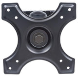 Manhattan Wall Mount for TV & Monitors (Tilt and Swivel 2 pivots), For screens 13" to 27", VESA compatibility: 75x75mm and 100x100mm - check the dimensions of the four mounting holes on back of screen to ensure it fits, Max 12kg, Black, Bracket