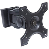 Manhattan Wall Mount for TV & Monitors (Tilt and Swivel 2 pivots), For screens 13" to 27", VESA compatibility: 75x75mm and 100x100mm - check the dimensions of the four mounting holes on back of screen to ensure it fits, Max 12kg, Black, Bracket