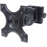Manhattan Wall Mount for TV & Monitors (Tilt and Swivel 2 pivots), For screens 13" to 27", VESA compatibility: 75x75mm and 100x100mm - check the dimensions of the four mounting holes on back of screen to ensure it fits, Max 12kg, Black, Bracket