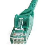 StarTech.com 100ft CAT6 Cable - Green CAT6 Ethernet Cable - Gigabit Ethernet Wire - 250MHz 100W PoE RJ45 UTP CAT 6 Network/Patch Cord Snagless - Individually Tested