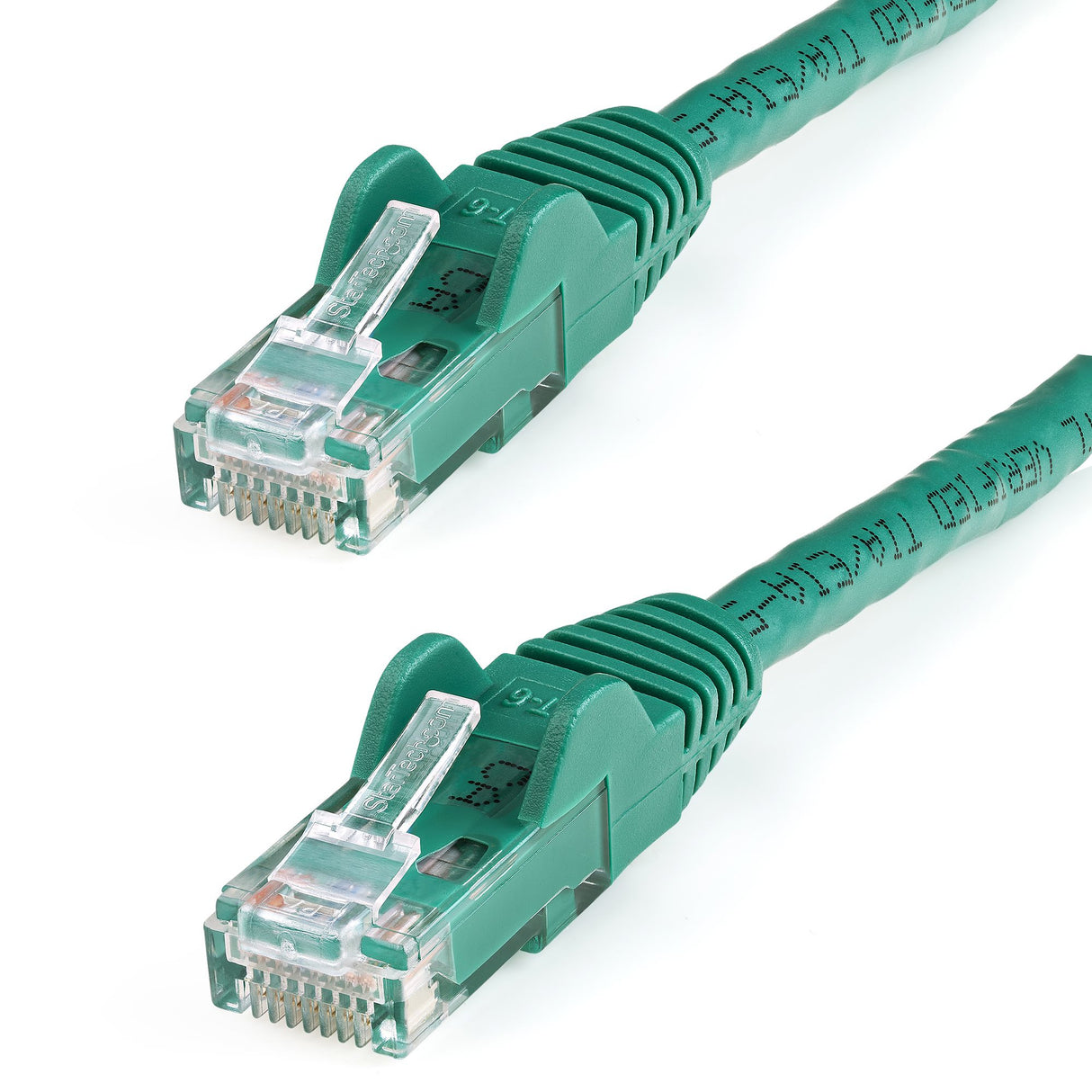 StarTech.com 100ft CAT6 Cable - Green CAT6 Ethernet Cable - Gigabit Ethernet Wire - 250MHz 100W PoE RJ45 UTP CAT 6 Network/Patch Cord Snagless - Individually Tested