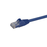 StarTech.com 6ft CAT6 Ethernet Cable - Blue CAT 6 Gigabit Ethernet Wire -250MHz 100W PoE RJ45 UTP Network/Patch Cord Snagless w/Strain Relief Individually Tested